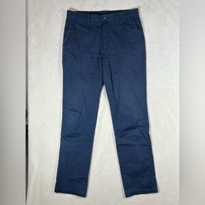 Duck Head Men’s 32W 34L Blue Gold School Classic Cotton Men's Pants EUC